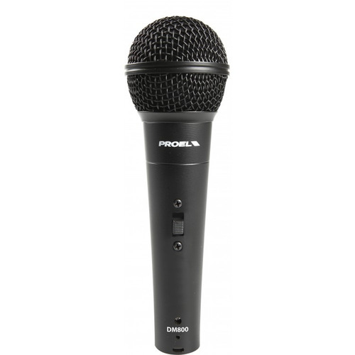 Microfono Dinamico Proel Dm800 Metal Pesado + Cable Xlr