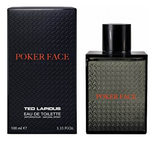  Perfume Pocker Face Ted Lapidus Edt 100ml Para Homme