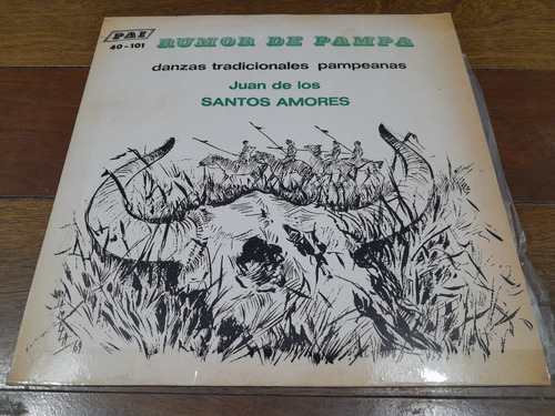 Lp Vinilo - Juan De Los Santos Amores - Rumor De Pampa - Exc