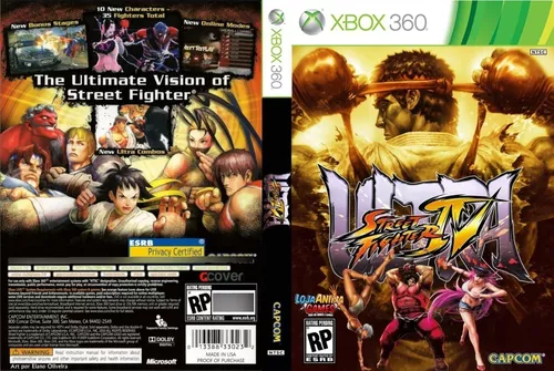 Street Fighters IV Xbox 360 Mídia Física Original Fabricante Capcom jogão  de Luta um dos melhores jogos já lançado