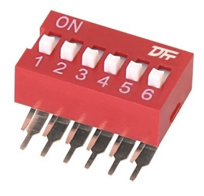 5pz Dip Switch 6 Posiciones Proyectos Arduino Domotica