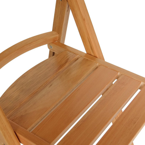 Cadeira Americana Dobrável De Madeira Para Mesa De Ac