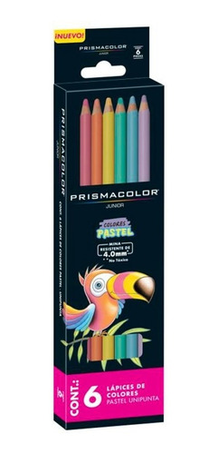 Prismacolor Junior Set 6 Lápices De Colores Pastel