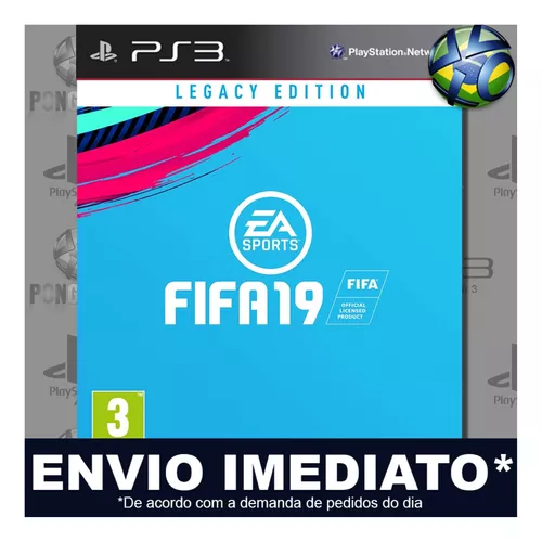 Fifa 22 Pt-Br Ps3 Pkg Hen  Jogo de Videogame Eletronic Arts Nunca