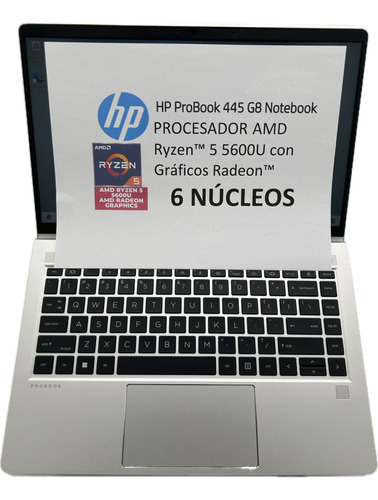 Oferta Laptop Seminueva Ryzen 5 5600 16gb Ram 512gb Ssd 2022 (Reacondicionado)