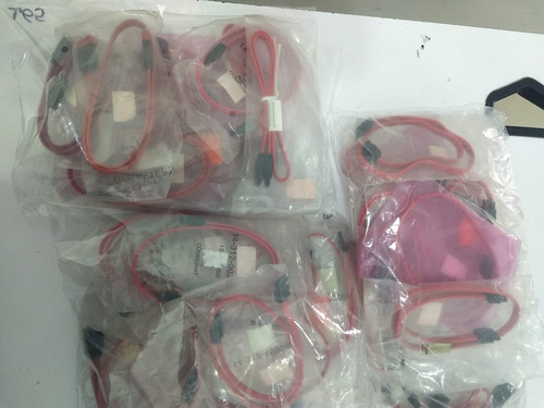Imagen 2 de 2 de Paquete De Cable Sata Con 10 Piezas