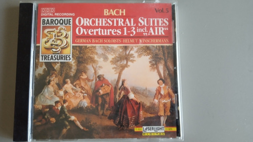 Cd Bach - Orchestral Suites 1-3 Clásica Barroco