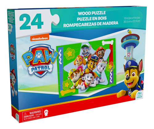 Rompecabezas Madera 24 Piezas Paw Patrol