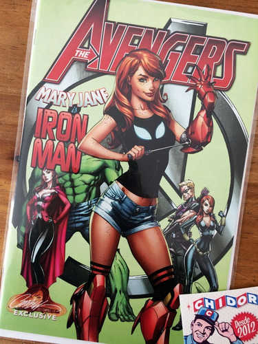 Comic - Avengers #8 Scott Campbell Mary Jane Cover C