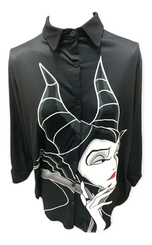 Camisa Maxi Blusa Blus n Malefica Villana Cuotas sin inter s
