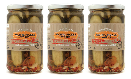 Pandemic Pickles - Mitades De Pepinillos Picantes De Alcarav