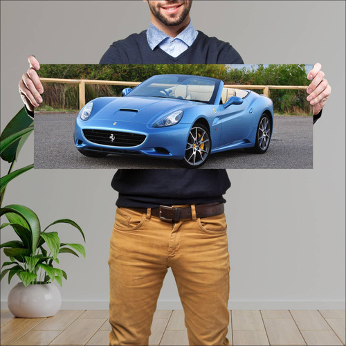 Cuadro 30x80cm Auto 2009 Ferrari California Au 7 426