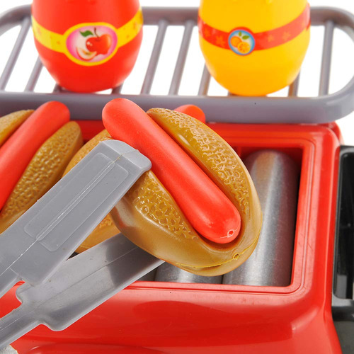 Juego De Parrilla Enrollable Hot Dog Juguete Cocina Niños