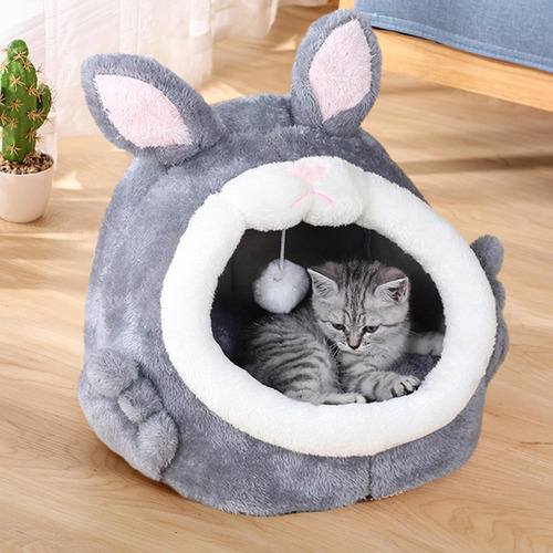 Cama Cueva Para Gatos Cama Para Perros Gris Pequeño