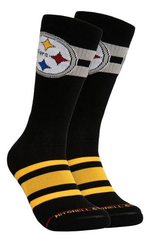 Lateral Crew Socks Pittsburgh Steelers S/m