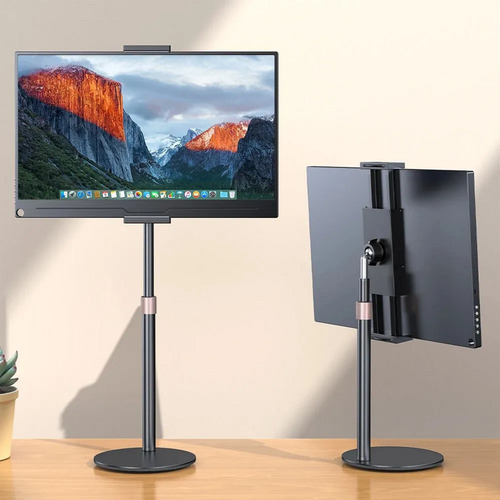 Soporte Para Monitor Portátil Metálico Ajustable Extensible