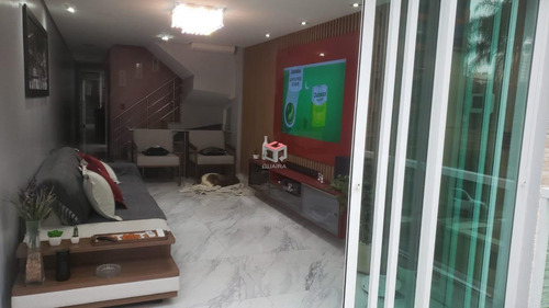 Imagem 3 de 24 de Sobrado À Venda, 3 Quartos, 1 Suíte, 2 Vagas, Valparaíso - Santo André/sp - 25820