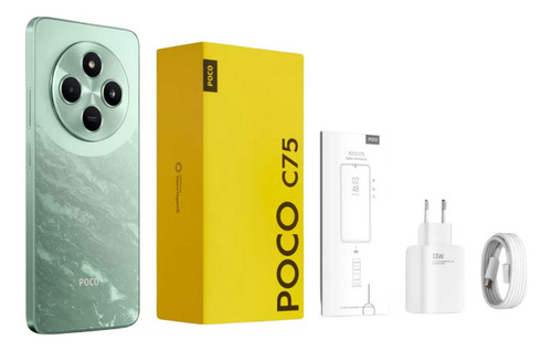 Celular Xiaomi Poco C75 Dual Sim 256gb 8gb Ram + Fone S/ Fio