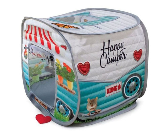 Kong Play Spaces Camper Juguete Carpa Tunel Gatos-