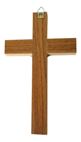 Cruz Crucifixo Parede Em Madeira Metal