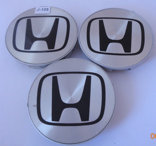 Set 3 Pzas Centros Originales  Rin Honda Aluminio .#j-105