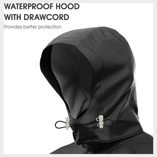 H Traje De Lluvia Para Motocicleta Para Hombre, Reflectante