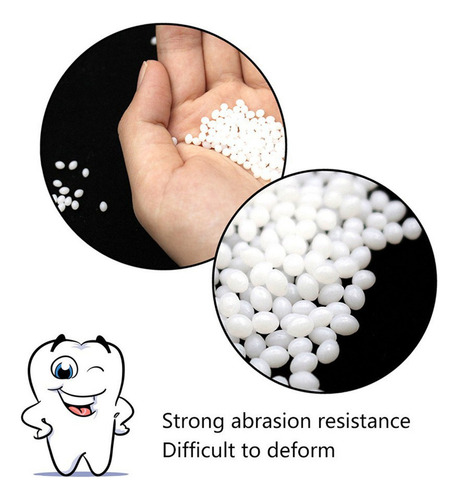 Kit De Reparo De Dentadura Com Cola Sólida