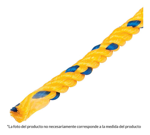 Rollo De 30 Kg De Cuerda Amarilla De Polipropileno Multiusos