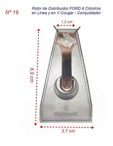 Rotor De Distribuidor Ford 6 Cilindros  En Linea Y En V (16)