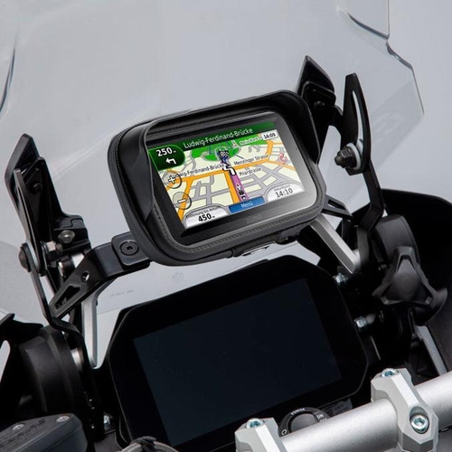 Base + Bolso Porta Gps Bmw R 1200 Gs - R 1250 Gs