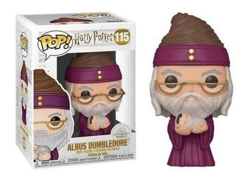 Boneco Funko Pop Harry Potter Albus Dumbledore With Baby