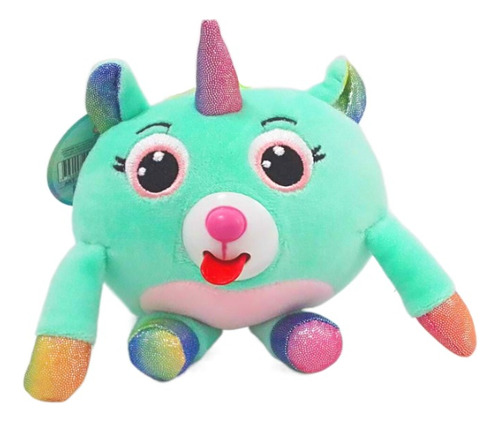Imagen 2 de 7 de Peluche Fantasia Unicornio Big Lenguas Pets Brillo Y Sonido