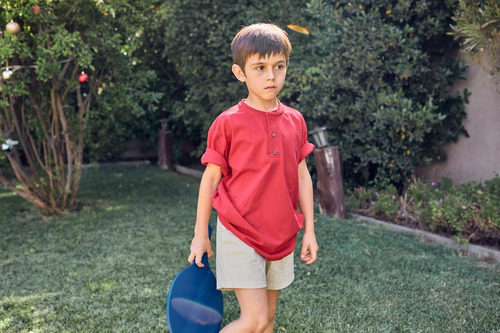 Short Niño Con Elástico 100% Algodón Alfonsino