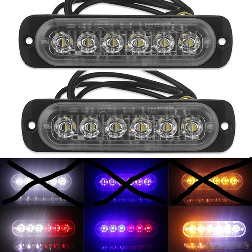 Imagem 1 de 3 de Strobo Estrobo Led Policia Pm Carro Rocan Ronda Alerta Luz