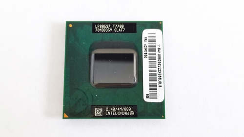 Cpu Intel Core 2 Duo T7700 2.40ghz Notebook Gm965 Chipset