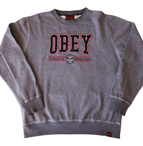 Poleron Crewneck Obey Worldwide Propaganda, Talla M