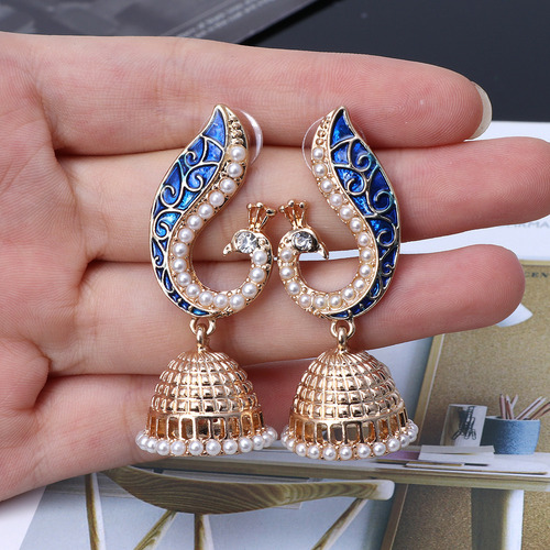 Pendientes Indios De Bollywood, Pendientes De Estilo Étnico,