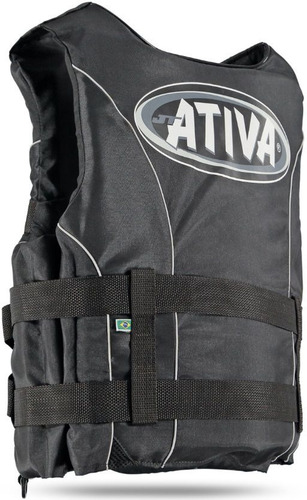 Colete Salva Vidas Esportivo Ativa 55 Homologado Jet G Preto