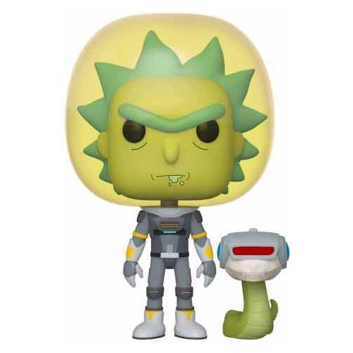 Space Suit Rick And Morty With Snake 689 Funko Pop Original