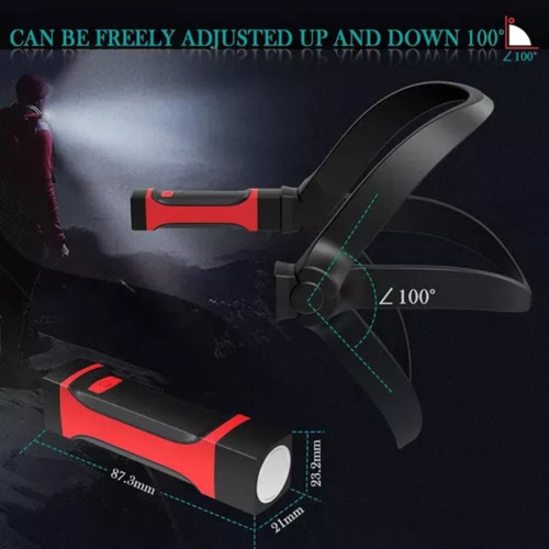 Nuevo Linterna Led Recargable Con Iluminación For El Cuello