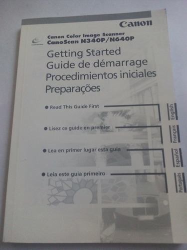 Scanner Canon  N34p / N640p Manual De Usuario Original