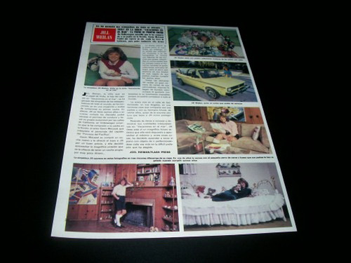(u005) Jill Whelan * Clipping Revista 1 Pg * 1981 (Usado)