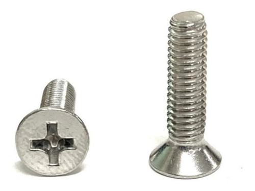 Parafuso M5 X 16 Phillips Inox Cabeça Chata M5x16 - 50un