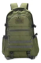 Comprar Mochila Tactica Militar Camping Asalto Trekking 50 Litros Color Verde Militar Liso