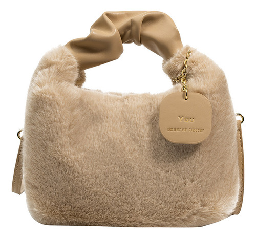 Bolso De Lindo Felpa Hombro De Moda Casual Para Mujer