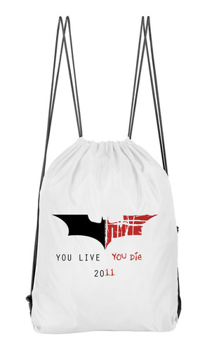 Bolso Deportivo You Live You Die Batman (d0551 Boleto.store)