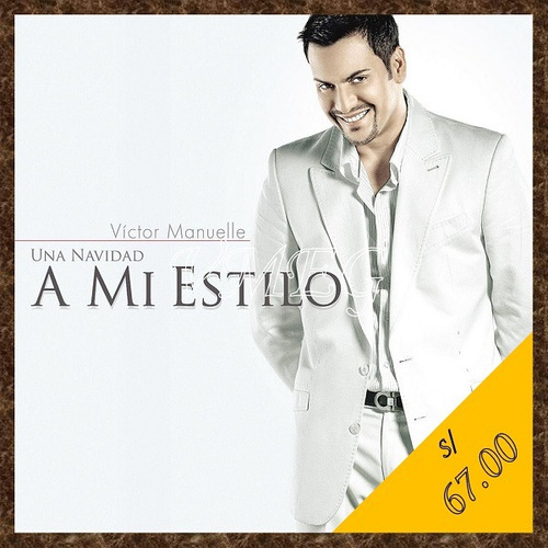 Vmeg Cd Víctor Manuelle 2010 Una Navidad A Mi Estilo