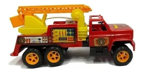 Carro Para Niños Camión Bomberos Grande Con Luces Y Sonidos 