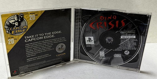 Dino Crisis | Ps1 Play Station 1 Completo Con Demo Re3 (Usado)