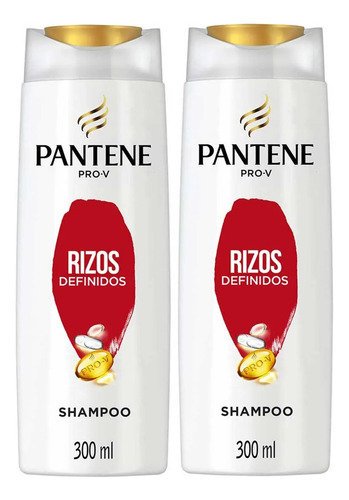 2 Shampoo Pantene Pro V Rizos Definidos 300ml